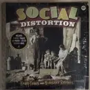 Double LP - Social Distortion - Hard Times And Nursery Rhymes - Limited Edition, Orange Marbled Vinyl, Posters