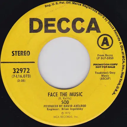 Sod - Face The Music / Makin' Tracks