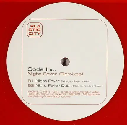 Soda Inc. - Night Fever (Remixes)