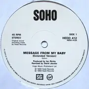 12inch Vinyl Single - Soho - Message From My Baby (Meccamix)