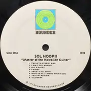 LP - Sol Hoopii - Master Of The Hawaiian Guitar, Volume One