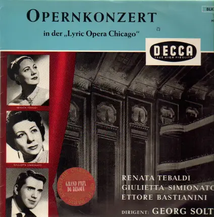 Solti / Orchestra of the Chicago Lyric Opera - Opernkonzert