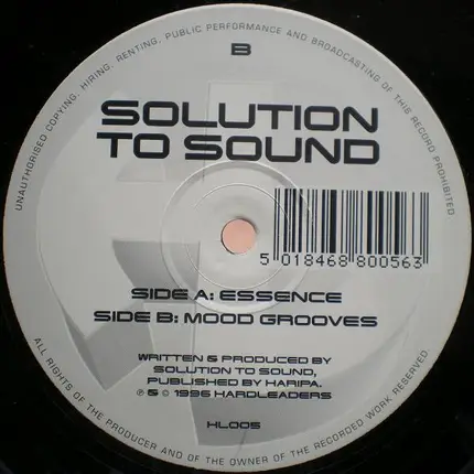 Solution To Sound - Essence / Mood Grooves
