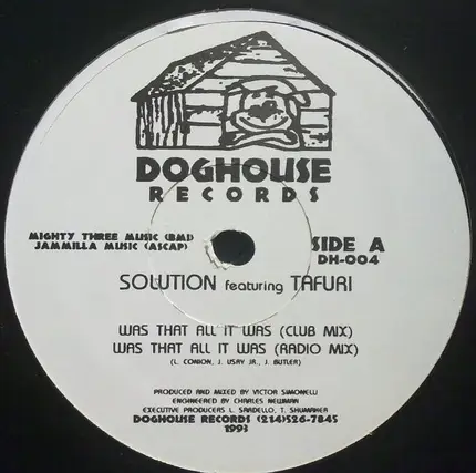 Solution Featuring Tafuri - Was That All It Was