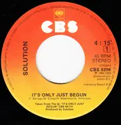 7'' - Solution - It's Only Just Begun