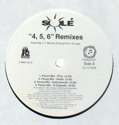 Solé, JT Money, Kandi - 4, 5, 6 (Remixes)