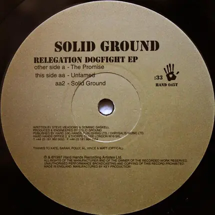 Solid Ground - Relegation Dogfight EP