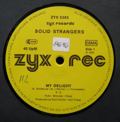 Solid Strangers - My Delight