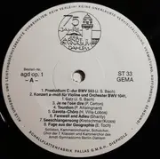 LP - Bach / Toch / Haydn - Musik Am AGD - 75 Jahre Arndt-Gymnasium Berlin -Dahlem