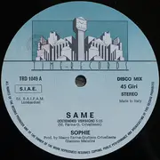 12inch Vinyl Single - Sophie - Same
