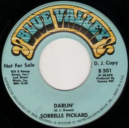 Sorrells Pickard - Didn't You Virginia / Darlin'