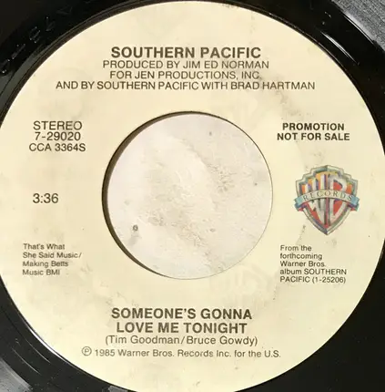 Southern Pacific - Someone's Gonna Love Me Tonight