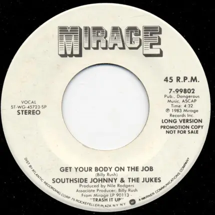 Southside Johnny & The Asbury Jukes - Get Your Body On The Job