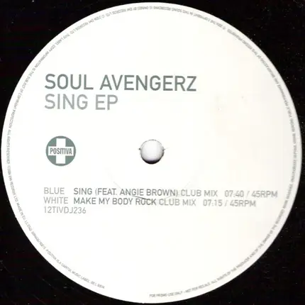 Soul Avengerz - Sing EP