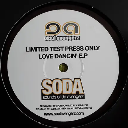 Soul Avengerz - SODA Volume 1 - Love Dancin' EP