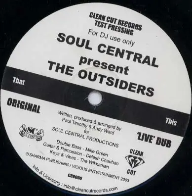 Soul Central - The Outsiders