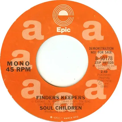 Soul Children - Finders Keepers