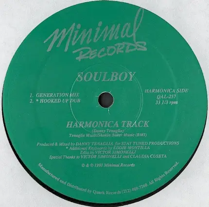 Soulboy - Harmonica Track / Love Or Lust