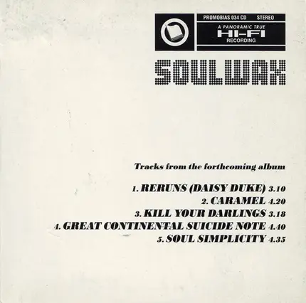 Soulwax - Tracks From The Forthcoming Album