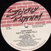 Sound Waves - Give It Up Girl / That's All I Wanna Tell U
