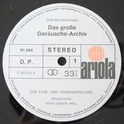 Double LP - Sound Effects - Das Große Geräusche-Archiv