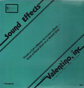 Sound Effects - Sound Effects Library - Volume 29