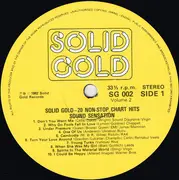 LP - Sound Sensation - Solid Gold 20 Non-Stop Chart Hits Vol.2