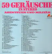LP - Sound Effects - 59 Geräusche in Stereo - Abenteuer und Militär