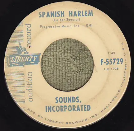 Sounds Incorporated - Spanish Harlem / Rinky Dink