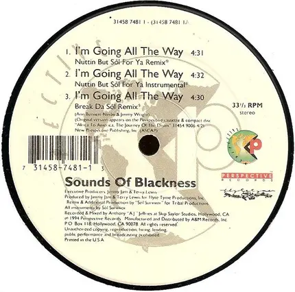 Sounds Of Blackness - I'm Going All The Way