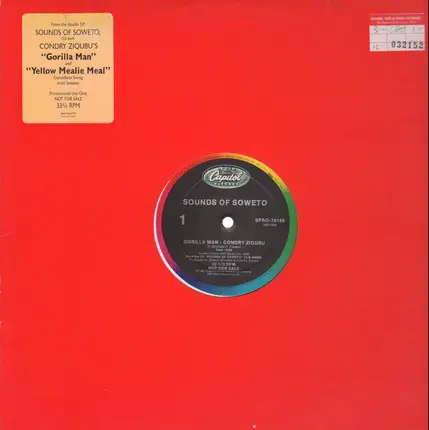 Sounds Of Soweto - Gorilla Man / Yellow Mealie Meal