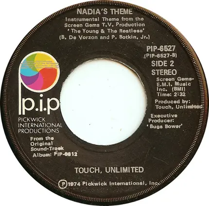Sounds Of Sunshine / Touch, Unlimited - Nadia's Theme