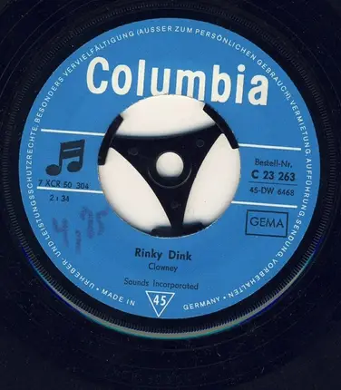Sounds Incorporated - One Mint Julep / Rinky Dink