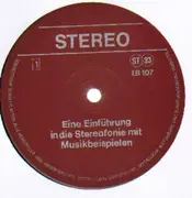 LP - Sound Test Record - Klangerlebnis Stereofonie