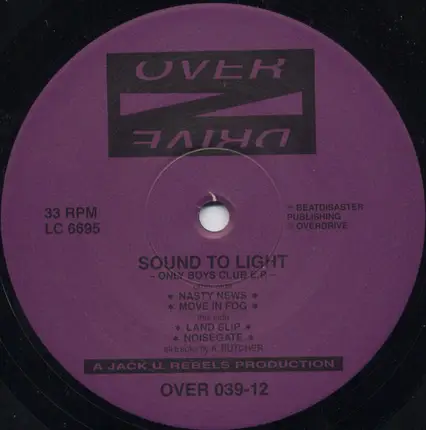 Sound To Light - Only Boys Club E.P.