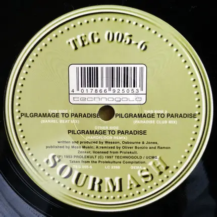 Sourmash - Pilgrimage to Paradise  Remixes