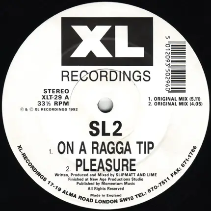 Sl2 - On A Ragga Tip
