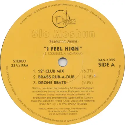 Slo Moshun - I Feel High