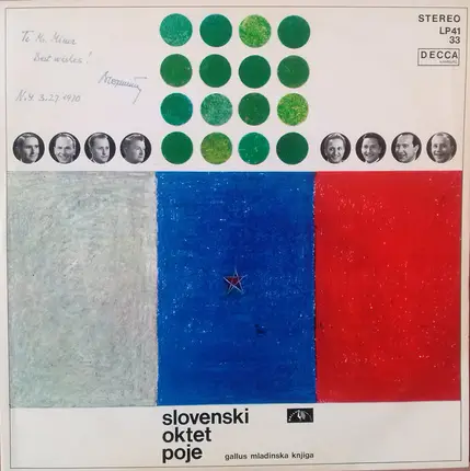 Slovenski Oktet - Slovenski Oktet Poje