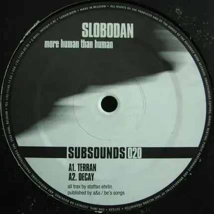 Slobodan - More Human Than Human