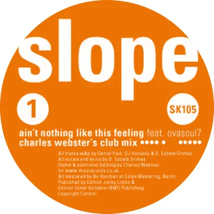 SLOPE - AIN'T NOTHING LIKE THIS FEELING