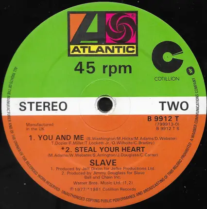 Slave - Do You Like It...(Girl) / You And Me / Steal Your Heart