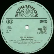 LP - Slávek Janoušek - Kdo To Zavinil - Green labels