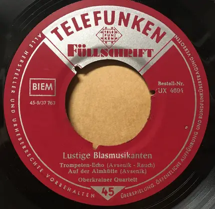 Slavko Avsenik Und Seine Original Oberkrainer - Die Lustigen Blasmusikanten