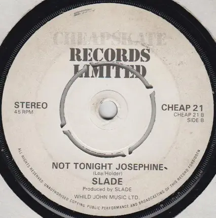 Slade - Wheels Ain't Coming Down