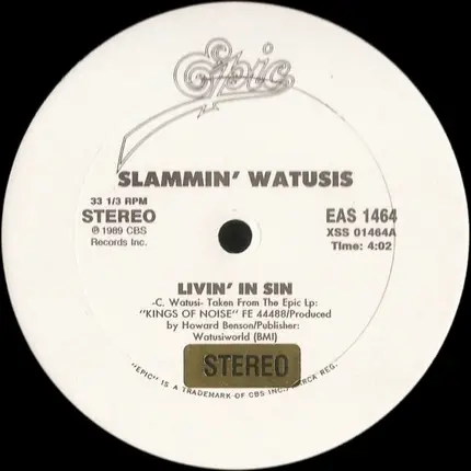 Slammin' Watusis - Livin' In Sin