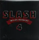 LP - Slash Featuring Myles Kennedy & The Conspirators - 4 - Blue Vinyl, Insert
