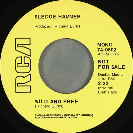 Sledge Hammer - Sweet Lady Jane