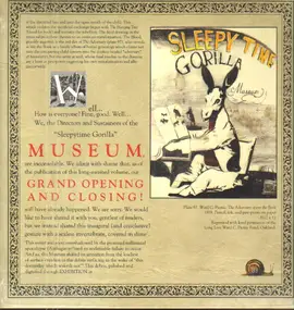 Sleepytime Gorilla Museum - Grand Opening And..