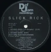 12inch Vinyl Single - Slick Rick - Behind Bars